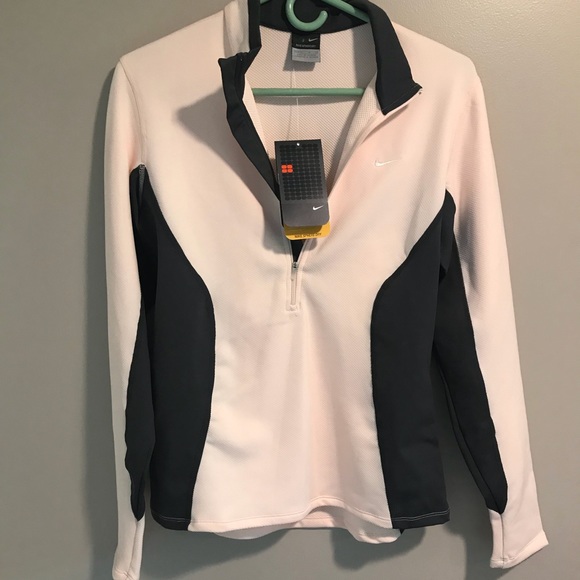 Nike Tops - NWT Sphere Dry Light Pink 1/2 Zip Pullover